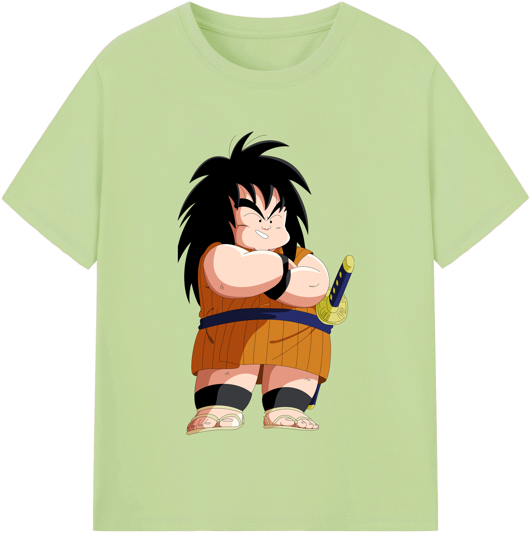 （画像用） ドラゴンボール やじろべえ DRAGON BALL Yajirobe 綿100％半袖Tシャツ（フロントプリント）